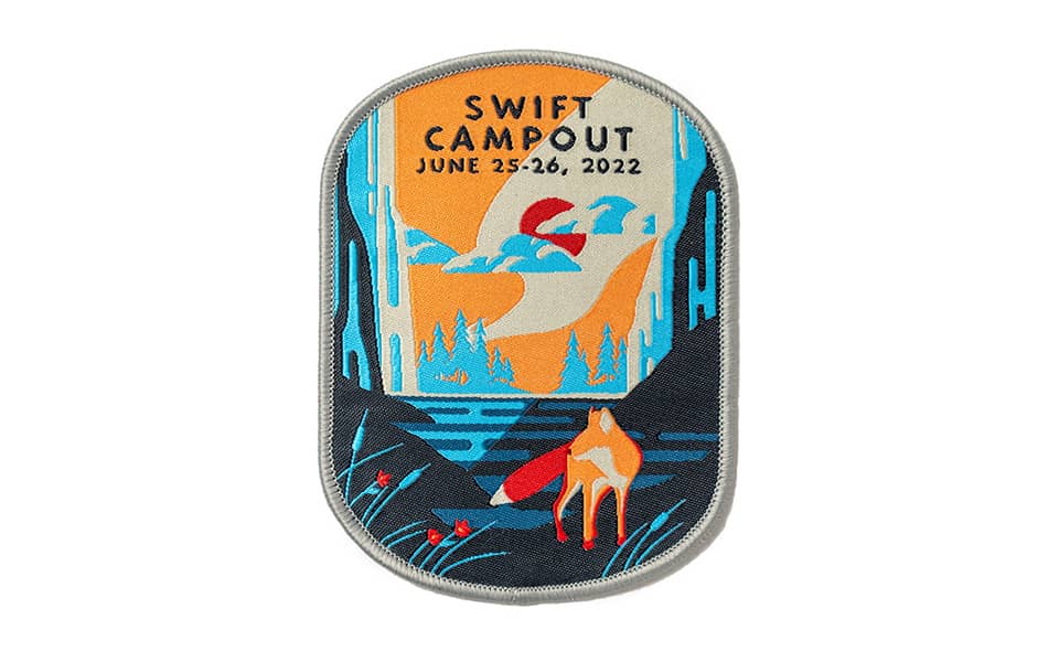 Swift Industries（スイフトインダストリーズ）のCampout 2022 Patch（キャンプアウト2022パッチ）