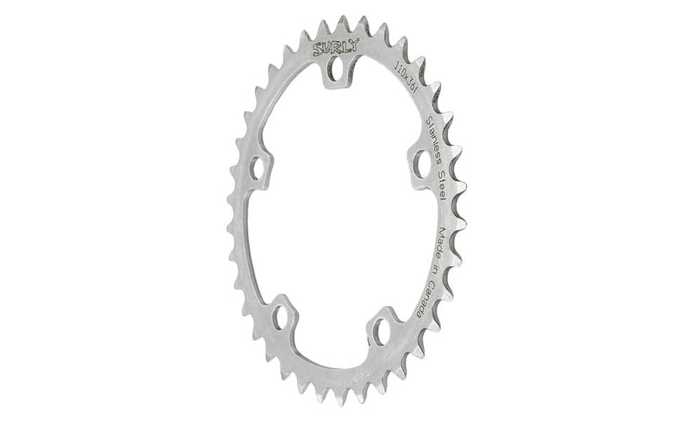 Surly（サーリー）のStainless SteeL Chainring 110BCD（ステンレススチールチェーンリング110BCD）